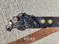 Vintage Vtg BESPOKE OOAK One Of A Kind Custom Hand Made Hand Crafted Horse Belt