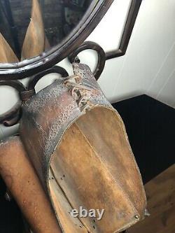Vintage Western Cowboy Horse Saddle Bags Leather 32.5 11.5 Real Cowboy