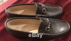 Vintage Womens Brown Size 9 B Gucci Loafer With Horse Bit