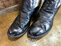 Vintage Womens Custom LUSKEY'S Buckaroo Western Rodeo Cowboy BOOTS Size 6.5 B