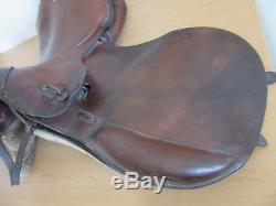 Vintage World War II WWII 1943 German Leather horse Saddle No 3