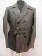 Vintage Ww2 French Resistance Army Horse Leather Jacket Size M Sheepskin Liner