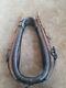 Vintage/antique orginal leather and wood horse collar