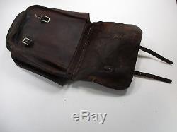 Vintage horse leather saddle bags