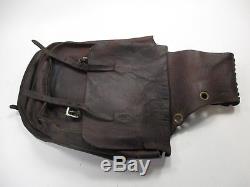 Vintage horse leather saddle bags