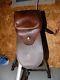 Vintage leather English military saddlebags 1940 S H british horse