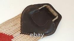 Vintage leather textile horse belly strap