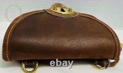 VintageDooney & Bourke RARENUBUCK LeatherCavalry Cross Body Bag 21143H