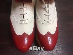 Vivienne Westwood Rocking Horse Golf Shoes Red Leather UK6 Preowned Vintage