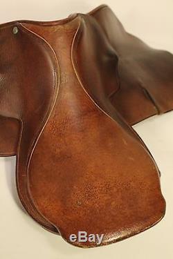 Vtg Beval Leather Equestrian Horse Saddle Devon F2 Gladstone S16A England Made
