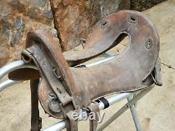 WW1 M1904 McClellan Horse Drivers Leather Saddle Vintage