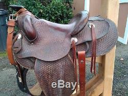 Western, Saddle, cowboy, custom, vintage, horse, decor, leather, western art