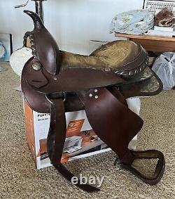 #Yellowstone #Legend's Antique Western Vintage Leather High Back Horse Saddle #1